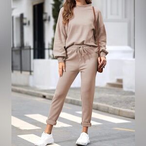 Women's Tan Lounge Set